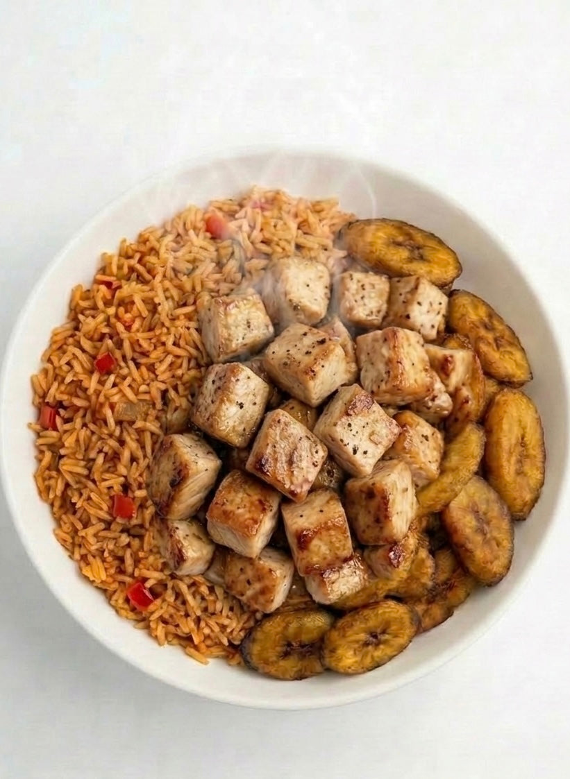 Classic Jollof Chicken Bowl