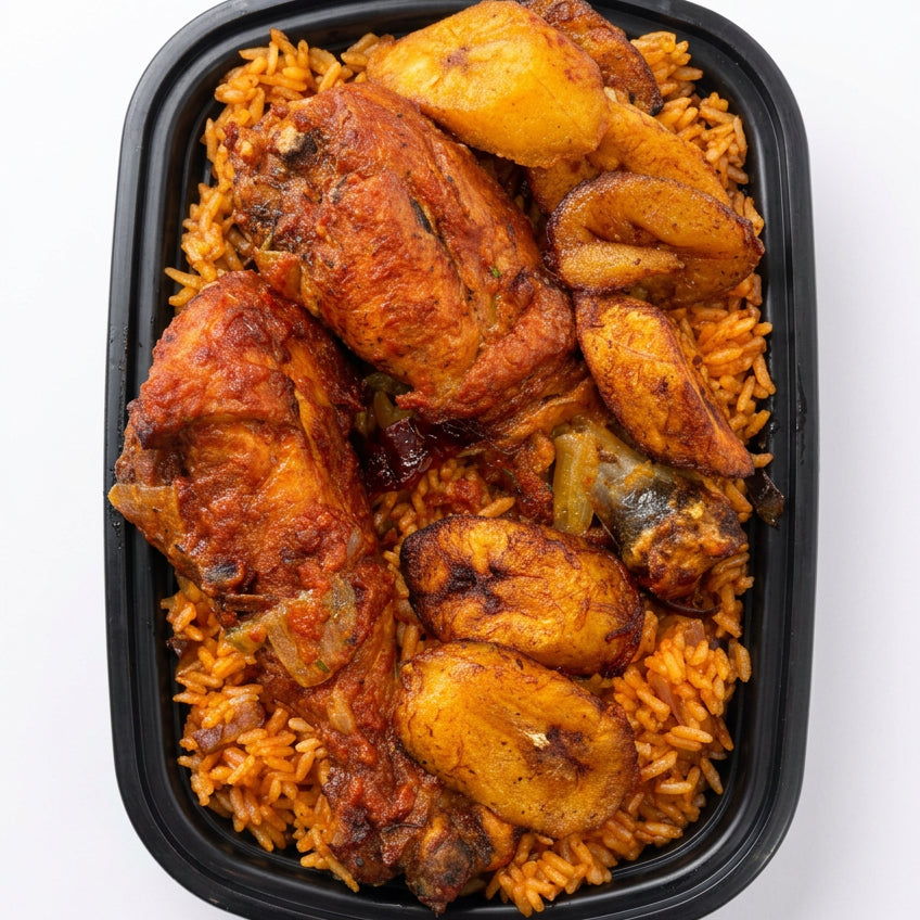 Jollof Plate Package (Min. 5 Plates)