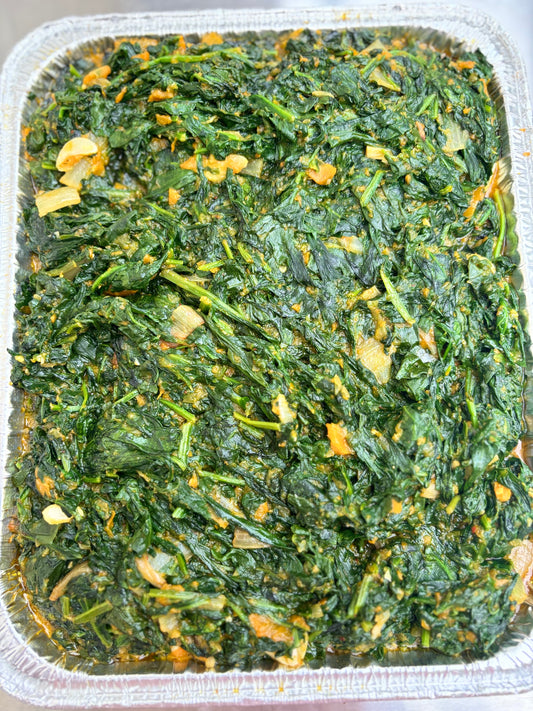 Stewed Spinach - Half Tray
