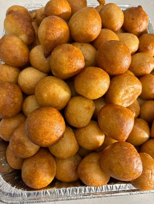Puff Puff (Sweet fried dough balls) - Half Tray ~ 60 Pieces