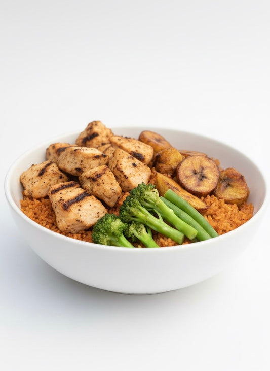 Jollof Rice + Grilled Chicken