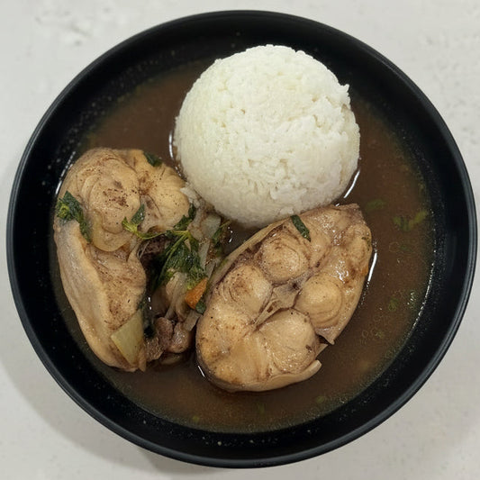 Catfish Pepper Soup + White Rice