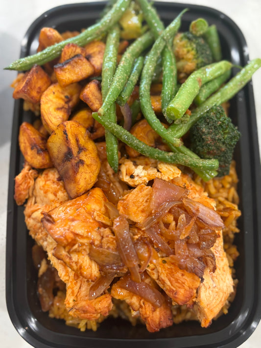 Jollof Rice + Grilled Chicken