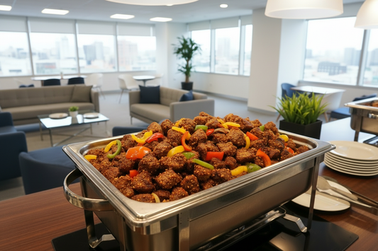 make the sauteed beef look real and remove the people from the picture