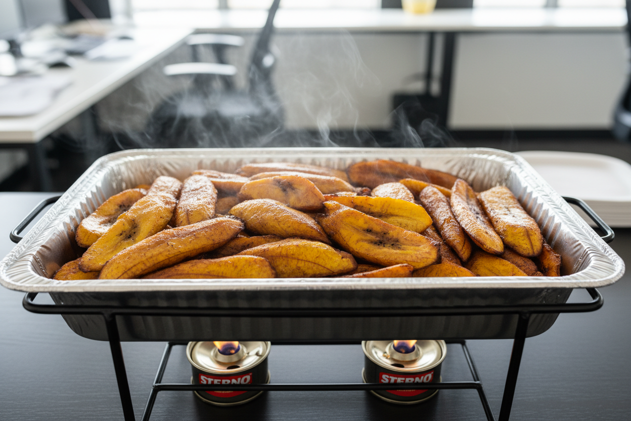 use disposable chafing dish